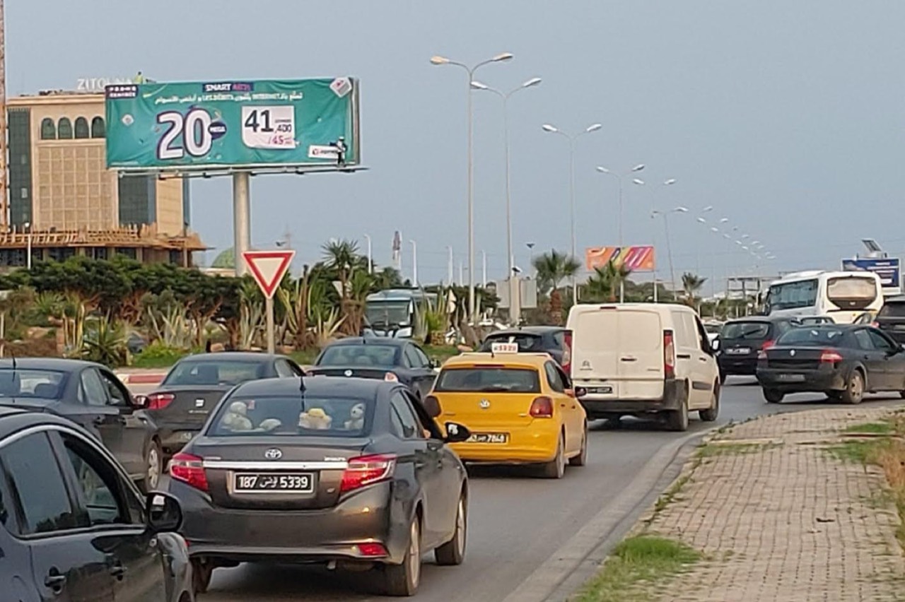 Route Foire vers Kram, La Goulette et Banlieue Sud niveau rond…