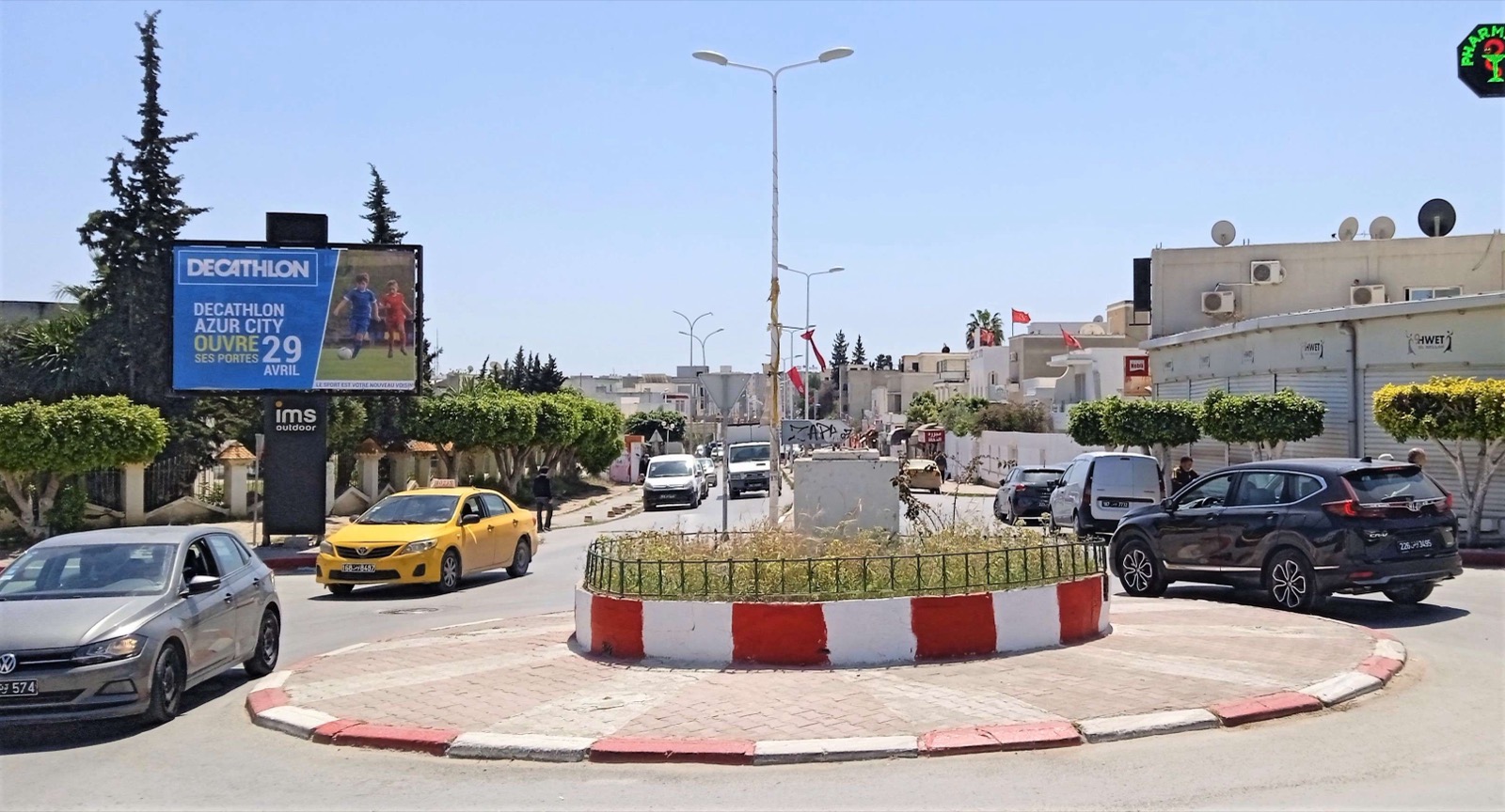 Rond Point Centre ville el Madina El Jadida niveau la municipalité