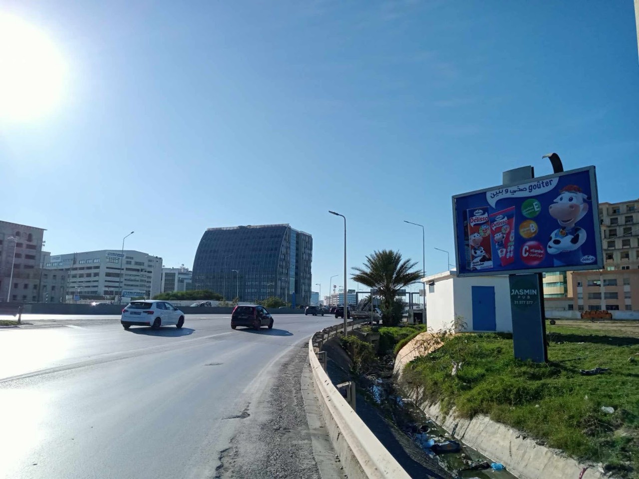 Route X - Direction El Menzah Manar Ariana - Niveau Centre Urbain Nord